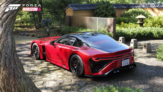 Supercarro esportivo de alta performance